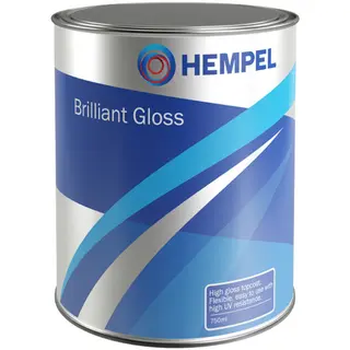 Produktfoto för Hempel Brilliant Gloss 10501 Polar White 0,75 l