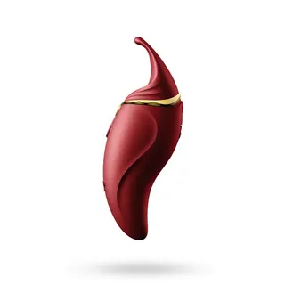 Produktfoto för Hero Pulsewave Clitoris Massager - Wine Red