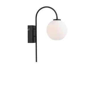 Produktfoto för Herstal - Ballon Vägglampa Svart Herstal