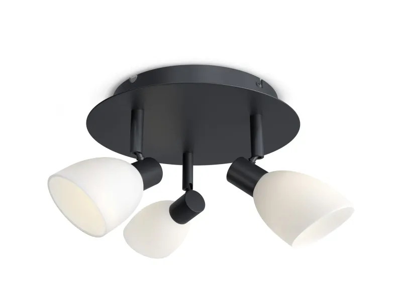Alternativ bild 0 för Herstal - Cut 3 Plafond Round Black/Opal Herstal