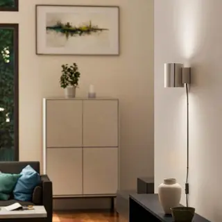 Produktfoto för Herstal - Evoke Vägglampa IP44 Small Chrome/Chrome