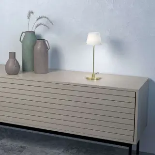 Produktfoto för Herstal - Gil il Grande Bordslampa Satin/Brass Herstal