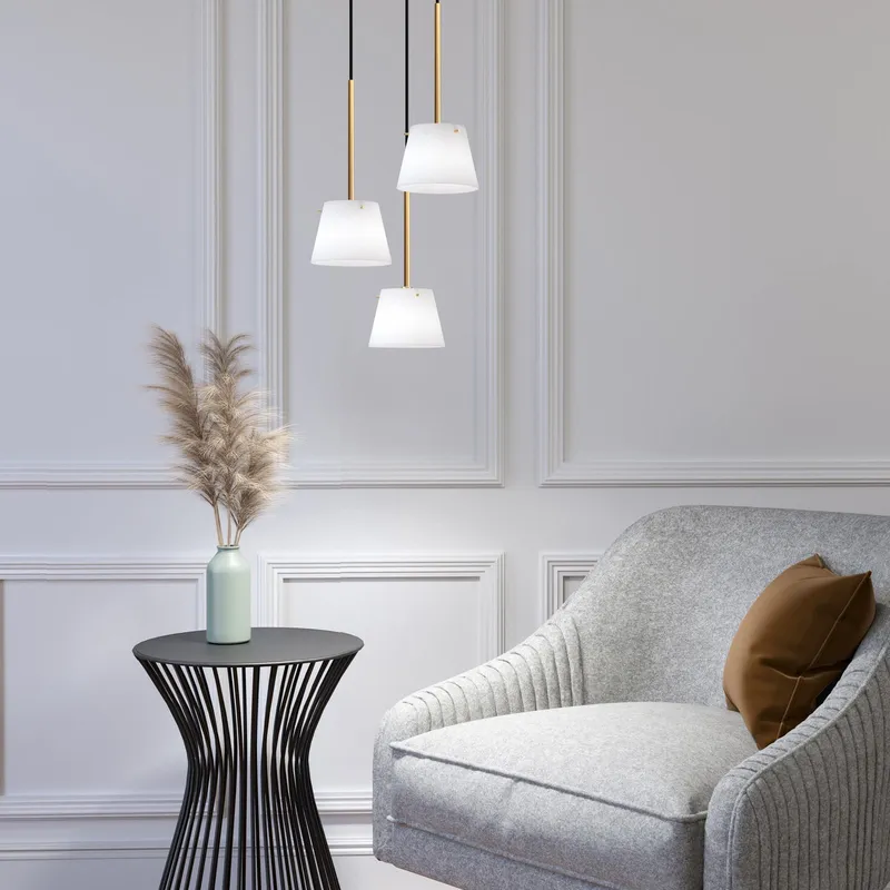 Alternativ bild 0 för Herstal - Gil il Grande Taklampa Satin/Brass Herstal