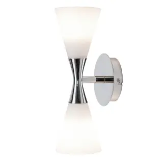 Produktfoto för Herstal - Harlekin Vägglampa Duo Chrome Herstal