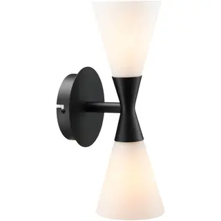 Produktfoto för Herstal - Harlekin Vägglampa Duo Matt Svart Herstal