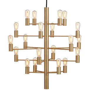 Produktfoto för Herstal - Manola 20 Krona Satin Brass Herstal