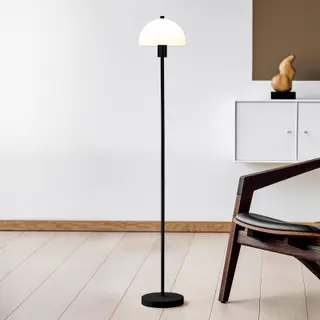 Produktfoto för Herstal - Vienda Golvlampa Svart/Opal Herstal