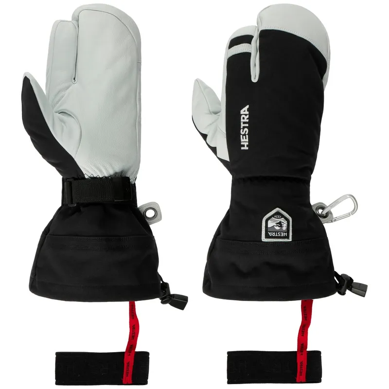 Bild 1 för Hestra Army Leather Heli 3Finger Gloves Black