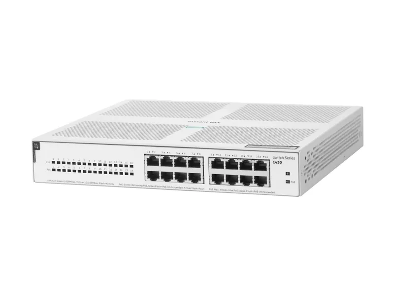 Alternativ bild 0 för Hewlett Packard Enterprise HPE Aruba Instant On 1430 16G Class4 PoE 124W Switch