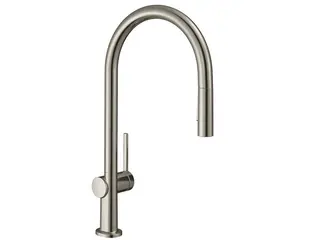Produktfoto för HG Talis M54 köksblandare 210 - 2jet, med utdrag, stål. C pipa