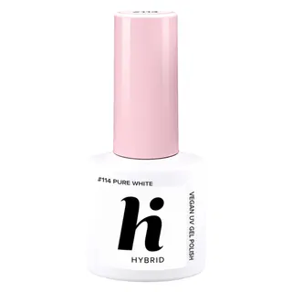 Produktfoto för hi hybrid #114 UV Gel Polish Pure White 5 ml