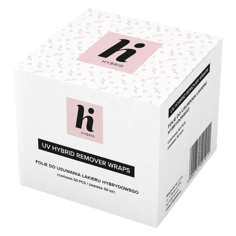 Bild 2 för hi hybrid UV Gel Polish Remover Wraps 50 st