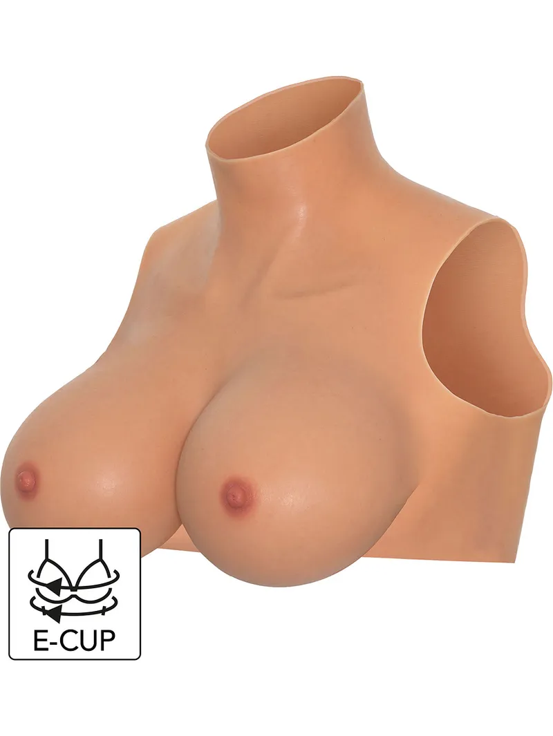 Alternativ bild 0 för Hidden Desire: Alter Ego, Wearable E-Cup Breasts Top with High Neck