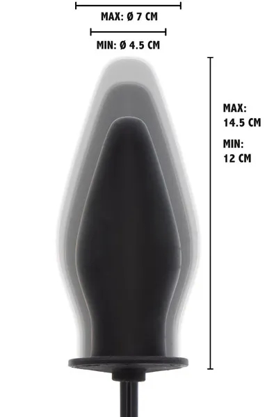 Bild 2 för Hidden Desire: Extreme Inflatable Butt Plug, Advanced