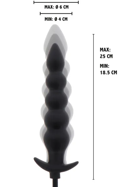 Bild 2 för Hidden Desire: Extreme Inflatable Ribbed Plug, Advanced