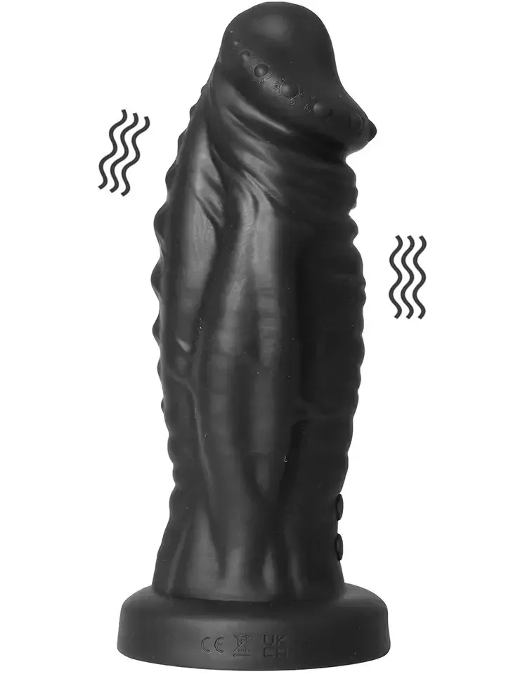 Bild 1 för Hidden Desire: Extreme Vibrating Devil Monster Dildo, 22 cm