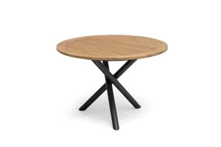 Produktfoto för Hillerstorp, Ekeryd matbord 110 cm teak/aluminium