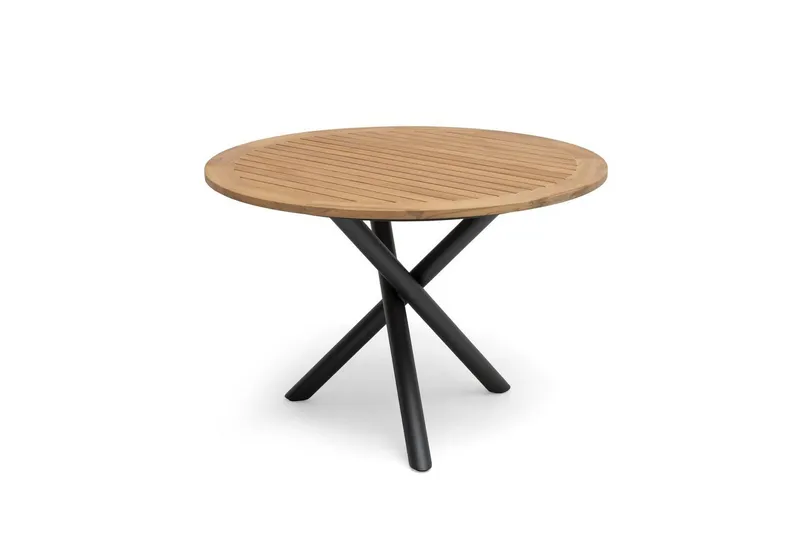 Bild 1 för Hillerstorp, Ekeryd matbord 110 cm teak/aluminium