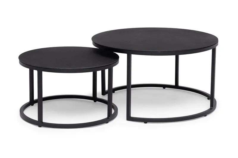 Alternativ bild 0 för Hillerstorp, Jet set soffbord 2-pack aluminium