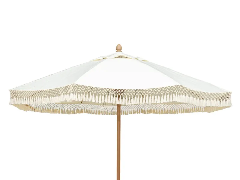 Alternativ bild 0 för Hillerstorp, Parasoll med fransar Ø300 cm