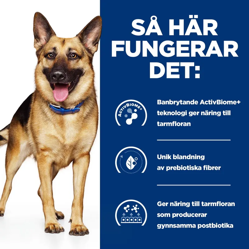 Bild 2 för Hill's Prescription Diet Canine Gastrointestinal Biome Digestive/Fibre Care Chicken (10 kg)