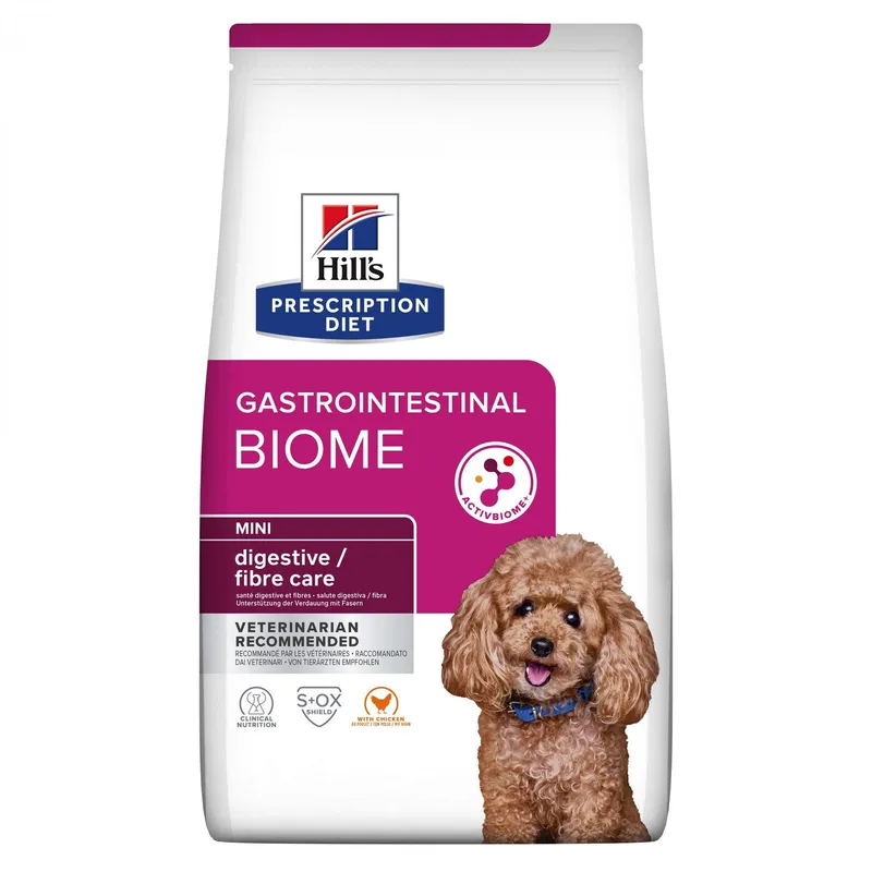 Bild 1 för Hill's Prescription Diet Canine Gastrointestinal Biome Mini Digestive/Fibre CareChicken (3 kg)
