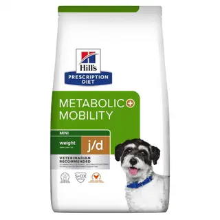 Produktfoto för Hill's Prescription Diet Canine j/d Metabolic + Mobility Mini Weight Chicken (3 kg)