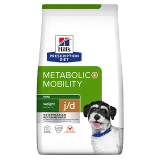 Produktfoto för Hill's Prescription Diet Canine j/d Metabolic + Mobility Mini Weight Chicken (6 kg)