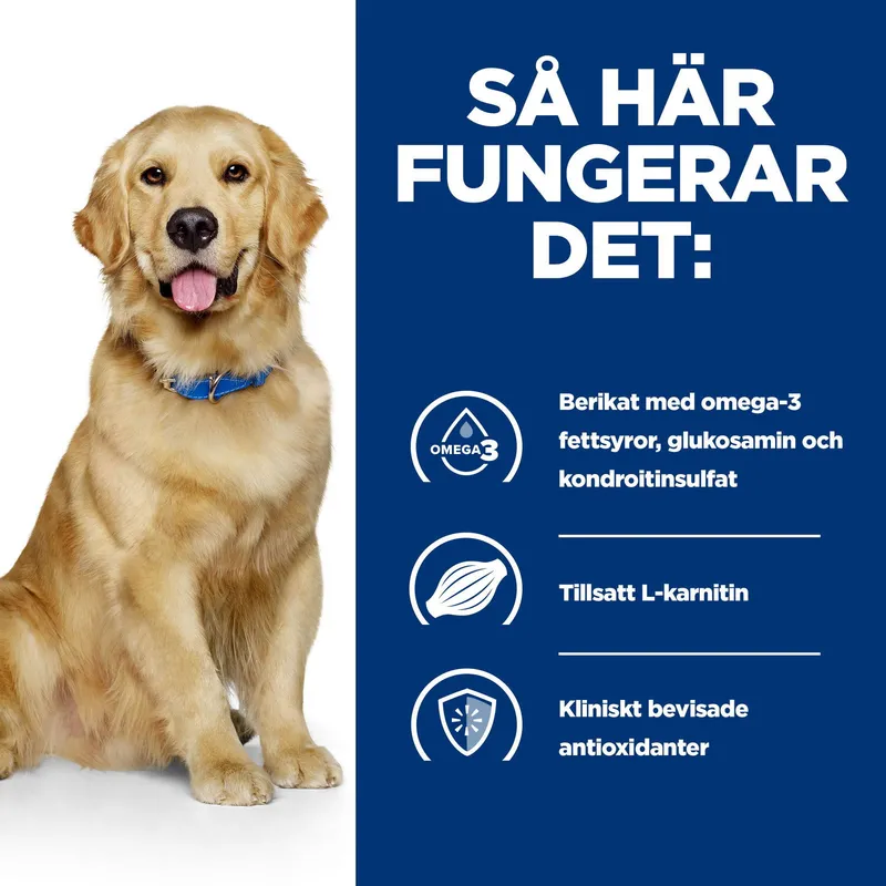 Bild 2 för Hill's Prescription Diet Canine j/d Mobility Chicken (12 kg)