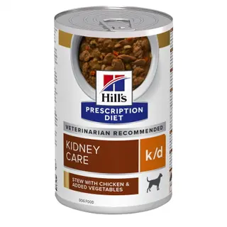 Produktfoto för Hill's Prescription Diet Canine k/d Kidney Care Chicken & Vegetable Stew 354 g