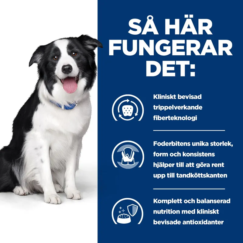 Bild 2 för Hill's Prescription Diet Canine t/d Dental Care Chicken (4 kg)