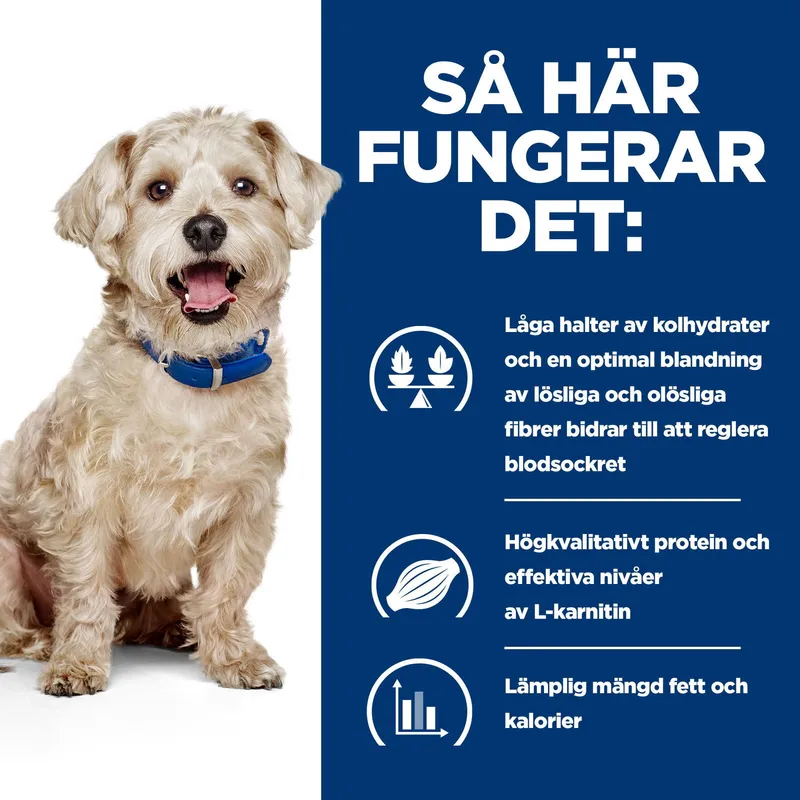 Bild 2 för Hill's Prescription Diet Canine w/d Diabetes Care Chicken (10 kg)