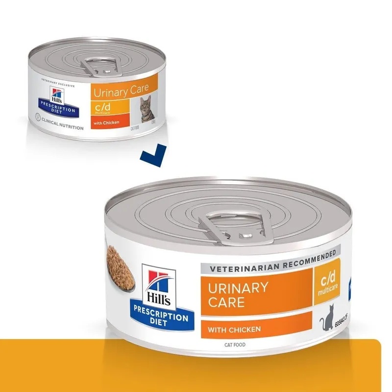 Bild 2 för Hill's Prescription Diet Feline c/d Multicare Minced Chicken 156 g
