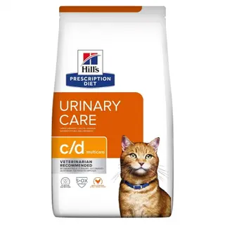 Produktfoto för Hill's Prescription Diet Feline c/d Urinary Care Multicare Chicken (1,5 kg)