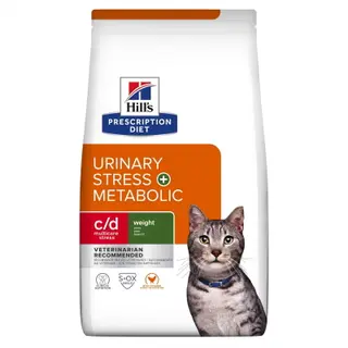 Produktfoto för Hill's Prescription Diet Feline c/d Urinary Stress + Metabolic Chicken (3 kg)