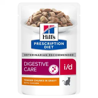 Produktfoto för Hill's Prescription Diet Feline i/d Digestive Care Chicken 12x85 g