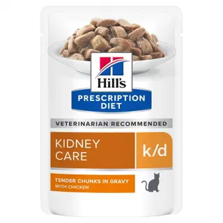 Produktfoto för Hill's Prescription Diet Feline k/d Kidney Care Chicken 12x85 g