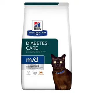 Produktfoto för Hill's Prescription Diet Feline m/d Diabetes Care Chicken (3 kg)