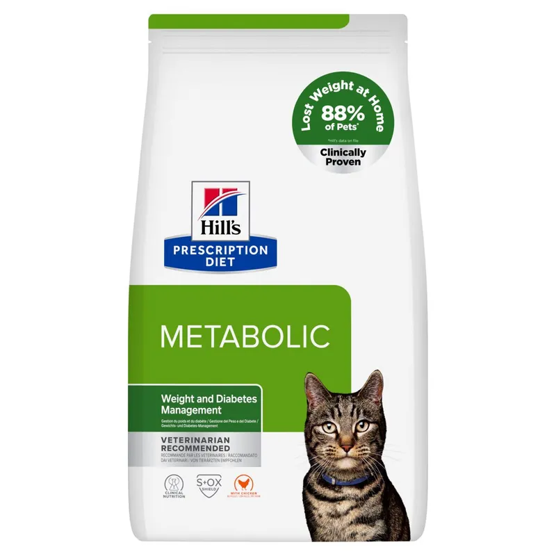 Bild 1 för Hill's Prescription Diet Feline Metabolic Weight Loss & Maintenance Chicken (3 kg)