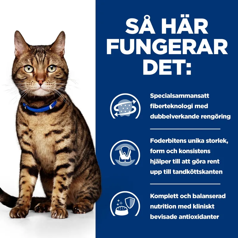 Bild 2 för Hill's Prescription Diet Feline t/d Dental Care Chicken (1,5 kg)