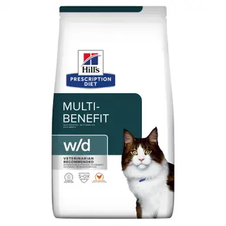 Produktfoto för Hill's Prescription Diet Feline w/d Multi Benefit Chicken (3 kg)