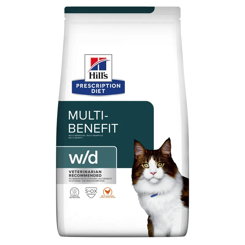 Bild 1 för Hill's Prescription Diet Feline w/d Multi Benefit Chicken (3 kg)