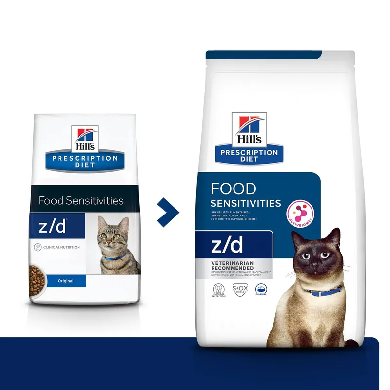 Bild 2 för Hill's Prescription Diet Feline z/d Food Sensitivities Original (6 kg)