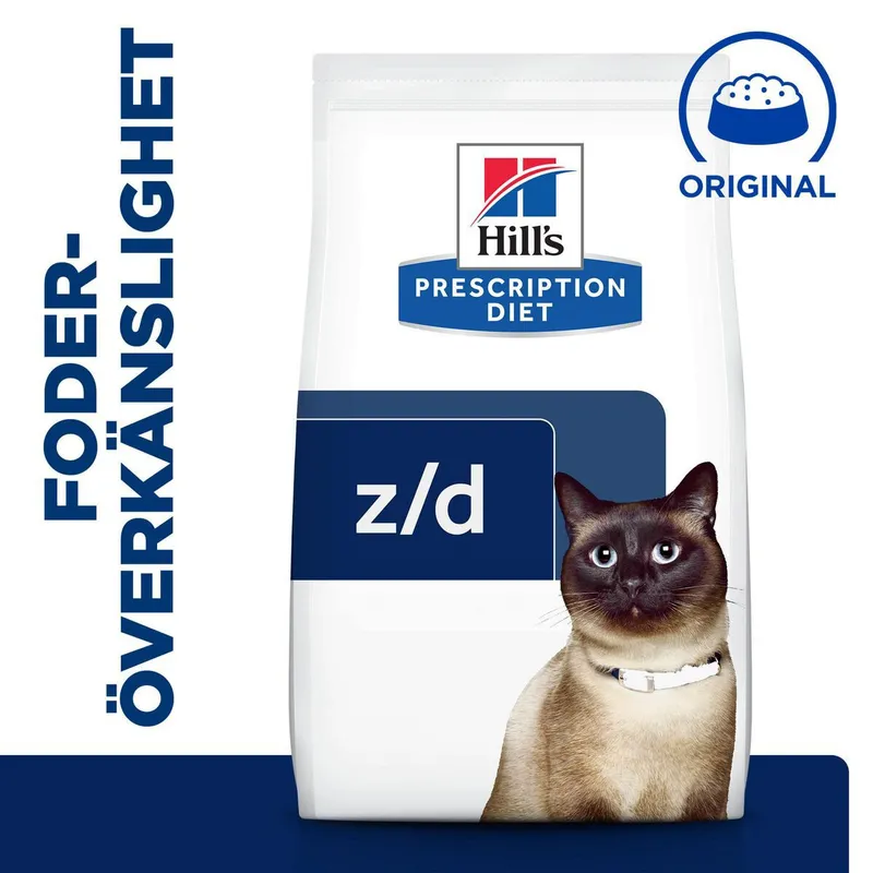 Bild 2 för Hill's Prescription Diet Feline z/d Food Sensitivities Original (6 kg)