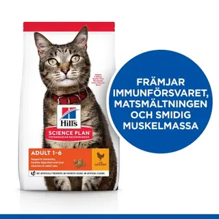 Produktfoto för Hill's Science Plan Cat Adult Chicken (1,5 kg)