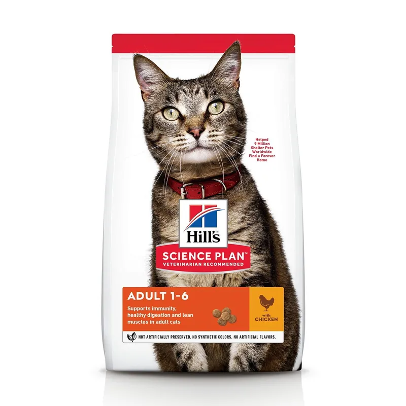 Bild 2 för Hill's Science Plan Cat Adult Chicken (1,5 kg)