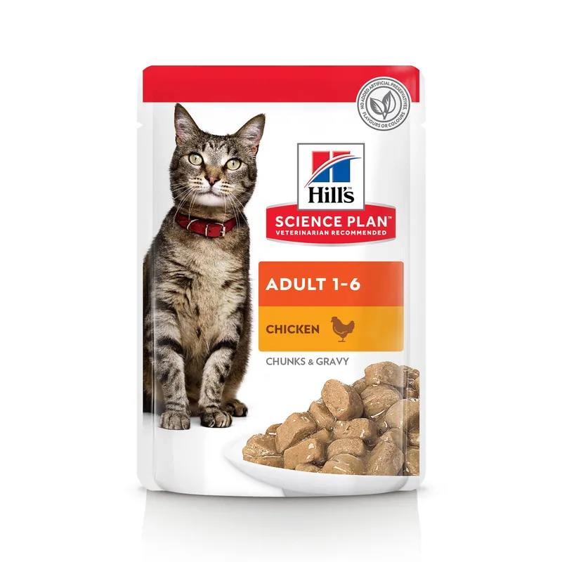 Bild 2 för Hill's Science Plan Cat Adult Chicken & Turkey 12x85 g