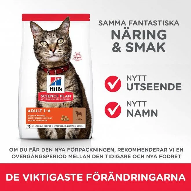 Bild 2 för Hill's Science Plan Cat Adult Lamb (10 kg)