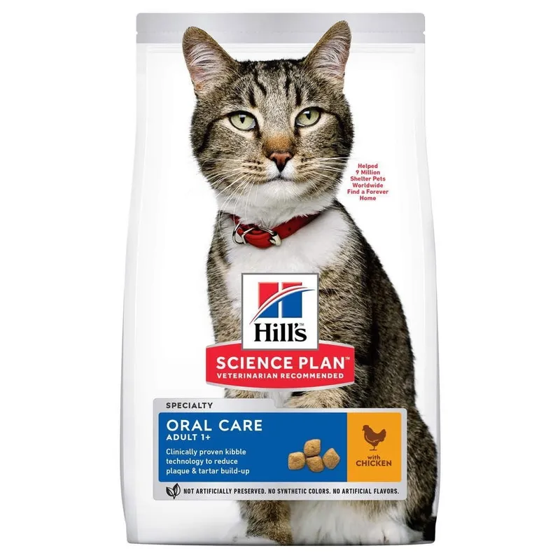 Bild 1 för Hill's Science Plan Cat Adult Oral Care Chicken (1,5 kg)