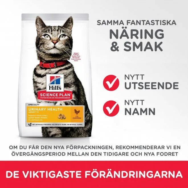 Bild 2 för Hill's Science Plan Cat Adult Urinary Health Chicken (3 kg)